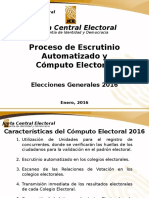 Proceso De Voto Electrónico o Voto Automático   @RRosarioMarquez