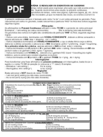 Copiar a MATÉRIA e Resolver Os Exercícios No Caderno