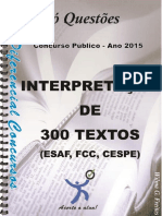 Interpretação de 300. Textos