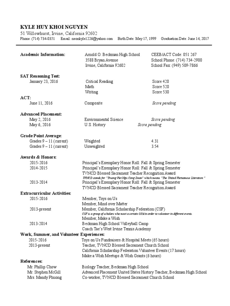 Bcap Resume | PDF | Career & Growth | Wellness