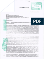 Carta Notarial de Laila Fátima Gaber Boschiazzo