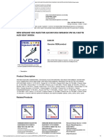 Vdo Injector a2c59513554 5w..