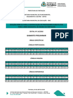 Edital 14 2016 Gabarito Preliminar