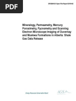 Download Mineralogy Permeametry Mercury Porosimetry Pycnometry and Scanning Electron Microscope Imaging of Duvernay and Muskwa Formations Shale Gas Data Release - OFR 2010-02 by Alberta Geological Survey SN31332224 doc pdf