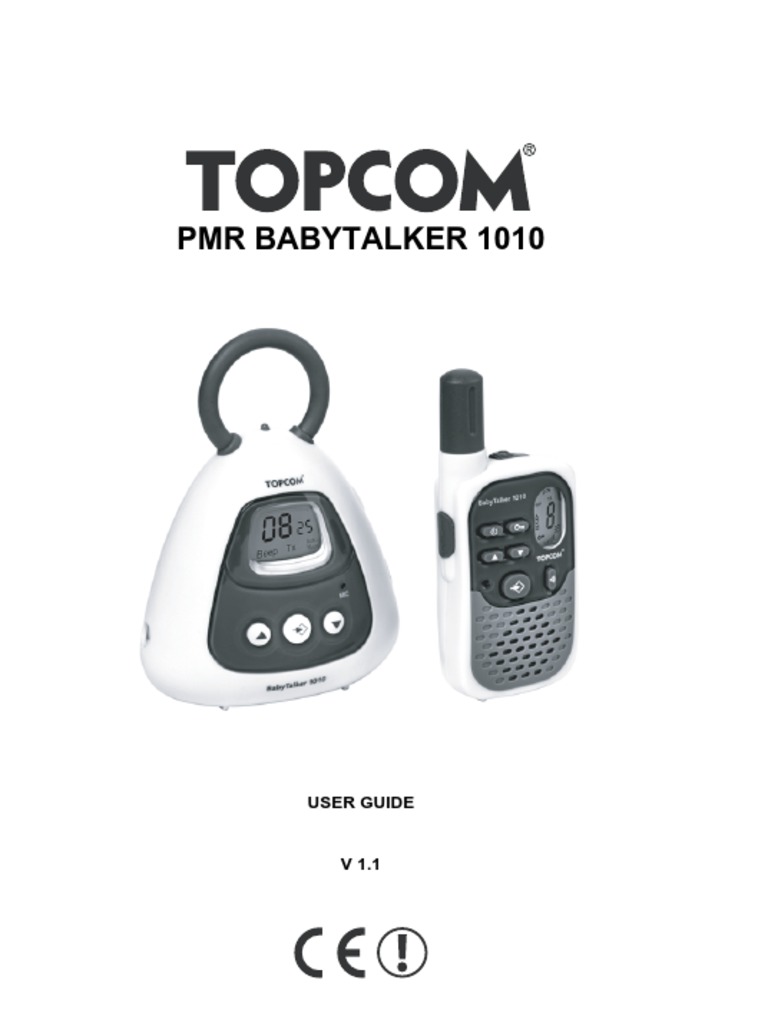 Topcom Babytalker 1010 User Guide | PDF | Battery (Electricity ...