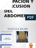 Signos abdominales Courvoisier y aneurisma aórtico