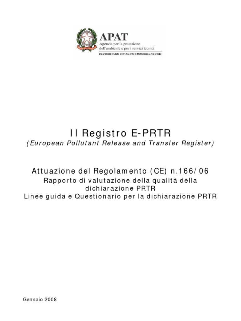 47 Rapporto E PRTR | PDF