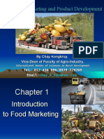 Chapter 1 - Introduction To Food Marketing