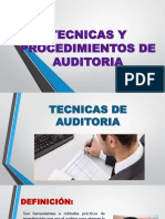 Exposicion Tecnicas y Procedimientos de Auditoria