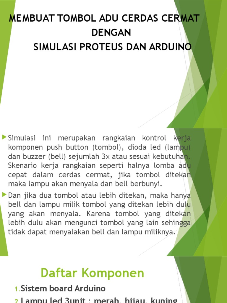 Simulasi Tombol Cerdas Cermat | PDF