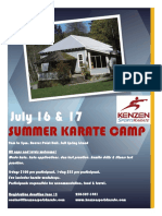 July 16 & 17 2016 Weekend Camp