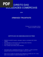 Direito Das Sociedades 2015 (Novo Programa)