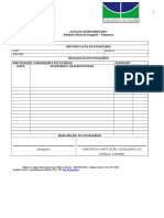 Ficha de Frequência Nas Escolas - ESM