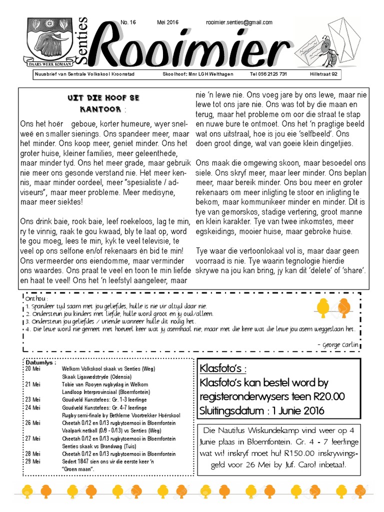 Rooimier 16 - 2016 | PDF