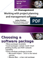 Working With Project Planning and Management Software