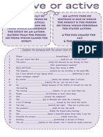 Active or Passive Mixed Tenses PDF