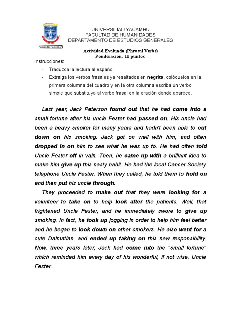 Phrasal verbs with meaning picture