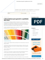 5 Dicas Básicas para Garantir A Qualidade Das Cores - Printi