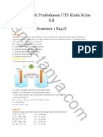 UTS Kimia Kelas XII Semester 1