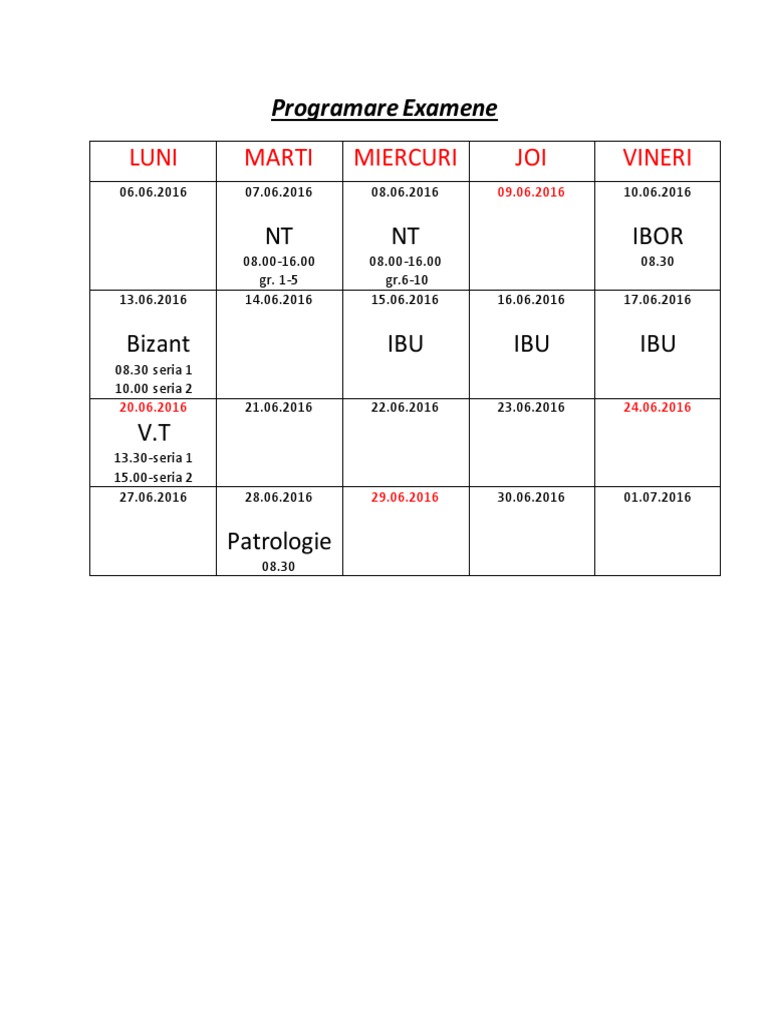Examene Programare 2016 | PDF