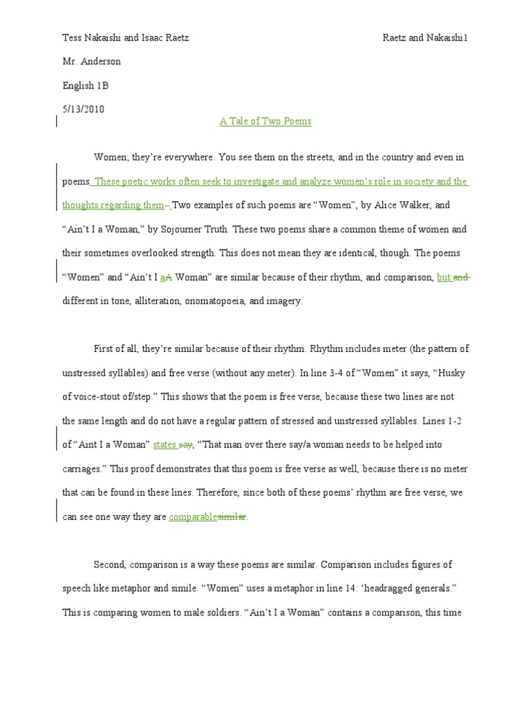 Compare and contrast words picture