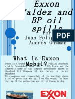 Exxon Valdez and BP Oil Spills