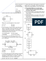 Circuits Practice Test Key