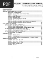 Product and Engineering Manual: 11.9 Insulated Wall Panel Details