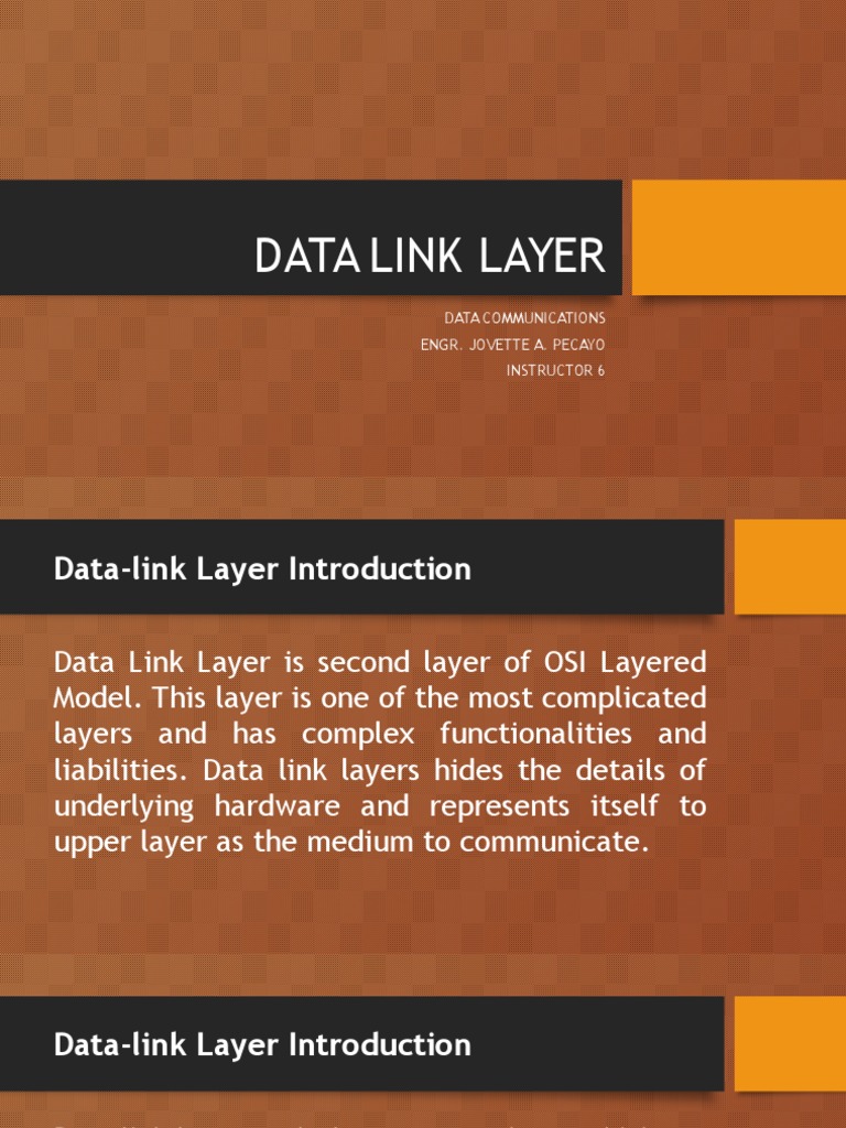 Data Link Layer Error Detection And Correction Osi Model