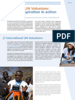UN Volunteer Profile International UN Volunteers Web