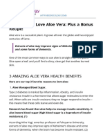 Aloe Juice Benefits