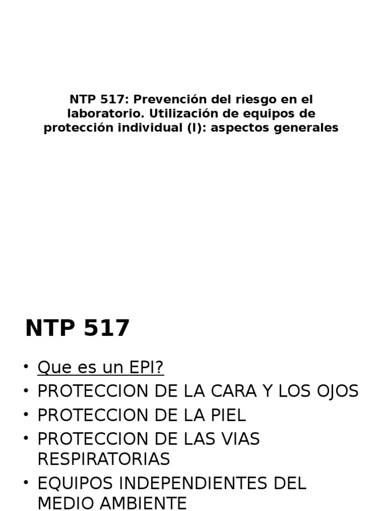 NTP 517 | PDF