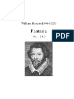 William Byrd: Fantasia No 1,2 and 3 - 3 Flutes