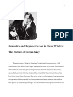 Semiotics and Representation in Oscar Wilde's - The Picture of Dorian Grey