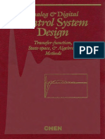 (Ebook - PDF - Control) Analog and Digital Control System Design (Chen) PDF