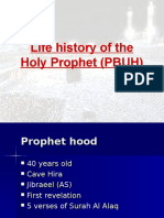 Life History of Prophet