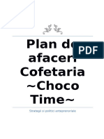 Plan de Afaceri Cofetaria Choco Time