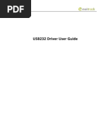 USB232 Driver User Guide V1.0 - 20141107