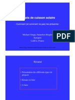 Projets de Cuisson Solaire - Comment (Et Comment Ne Pas) Les Présenter - French