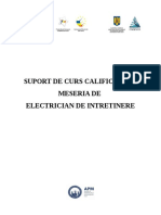 Suport de Curs Electrician Intretinere