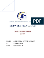 Sitework Regulation: Civil and Structure (CVS3)