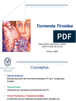 Tormenta Tiroidea: DR - Mario Molina Diaz. Endocrinologia. Marzo 2010