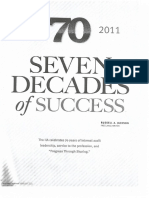 Russel A. Jackson - Seven Decades of Success