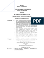 UU No 14 Tahun 2008 Tentang Keterbukaan Informasi Publik