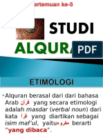 Msi-5 Studi Alquran