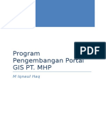 Program Pengembangan GIS Portal PT MHP