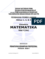 Laporan-Pkp-Matematika-Kelas-5 UT PGSD - S1