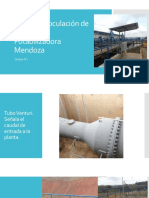 Zona de Floculación de La Planta Potabilizadora Mendoza