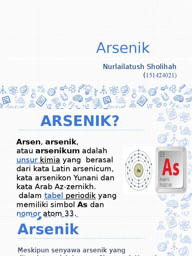 Pengantar Unsur Arsenik dan Dampaknya | PDF