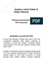 Teori Kepribadian Julian Rotter & Walter Mischel